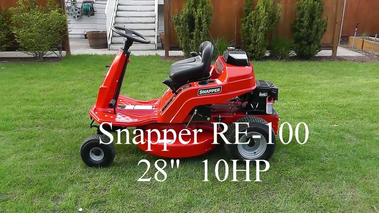 2013 Snapper RE 100 Riding Mower Review
