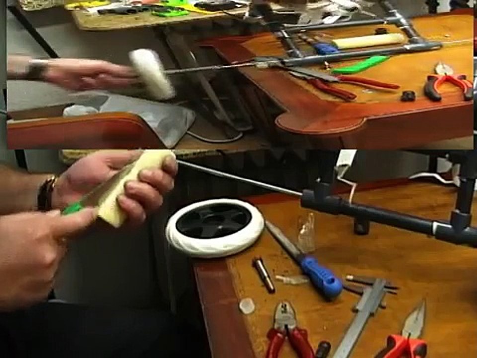 Carro-Silla de ruedas para un perro.