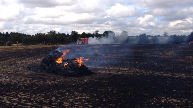 Trente round balls détruits par le feu