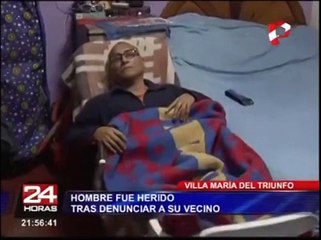 Villa María del Triunfo: Lo lanzaron por las escaleras porque denunció conexión ilegal de su vecino