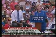 Barack Obama/Hillary Clinton @ Unity, New Hampshire (2 of 4)
