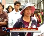 Contrastes-reportaje:  En busca de un empleo en Arequipa