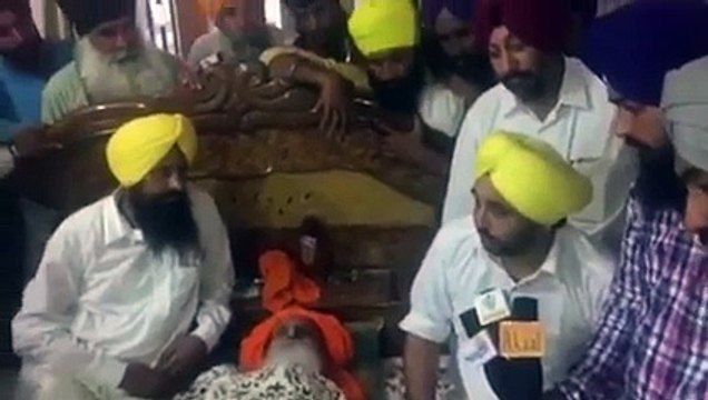 Bhagwant Mann meets Bapu Surat Singh