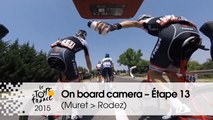 Caméra embarquée / On board camera – Etape 13 (Muret / Rodez) - Tour de France 2015