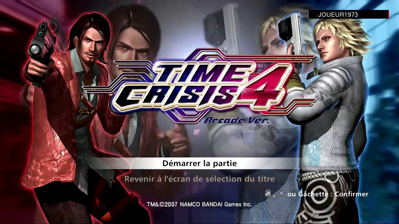 Full Games Time Crisis 4  PS3 FR Playstation Move