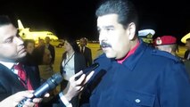 Así fue la llegada de Nicolás Maduro a la Cumbre de Mercosur 2015