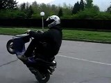 Yamaha Jog wheelie 2