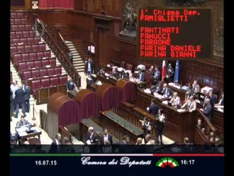 Roma - Elezione giudici costituzionali, necessario ulteriore scrutinio - Votazione (16.07.15)