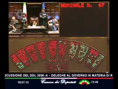 Roma - Camera - 17^ Legislatura - 463^ seduta (16.07.15)