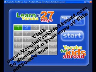 Learn Yoruba For Kids Day 1 Learn Yoruba Language