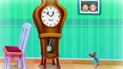 Hickory Dickory Dock Nursery Rhyme With Lyrics   Cartoon Animation Rhymes & Songs for Children