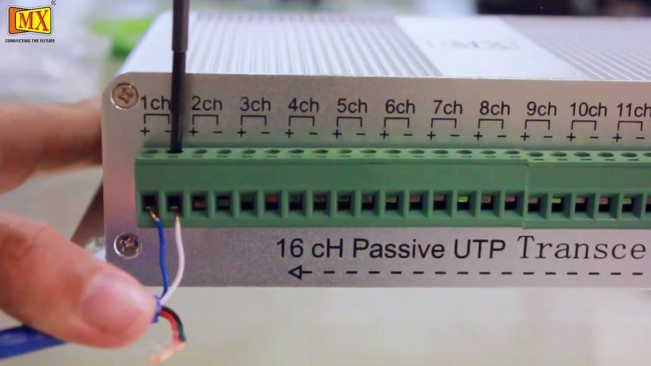 How to Install CCTV Camera to a 16 channel video balun