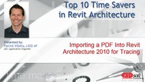 Revit Training - Importing a PDF into Revit Architecture