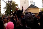 Actor Mark Curry Speaks to Fellow Oakland Residents at Protest