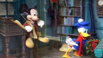 Mickey's Christmas Carol Window Display
