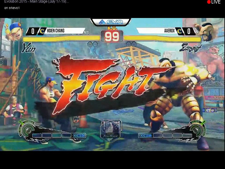 EVO 2015 – Ultra Street Fighter IV: Chang vs Aaerox