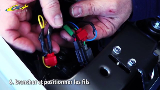 Montage feu LED couplé pour Kawasaki ER6N