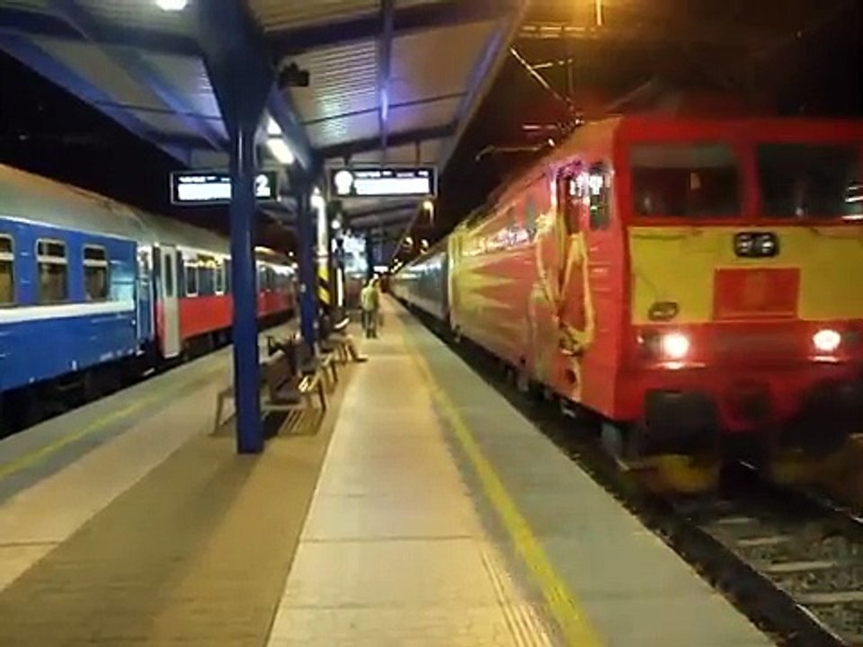 Euronight train "Metropol" (Budapest - Berlin) arriving at Breclav.