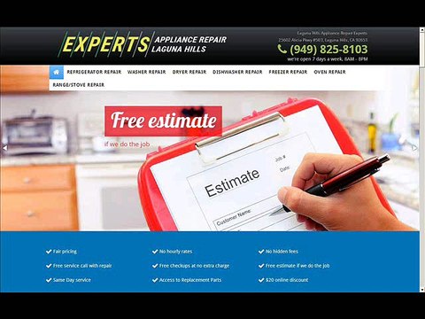 Laguna Hills Appliance Repair Experts-(949) 825-8103