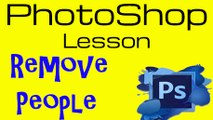 PhotoShop Lesson: How to remove any objects from a photo. PhotoShop course Adobe Photoshop Complete Course Learn Photosh