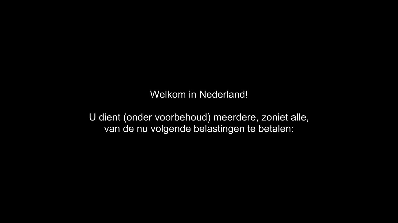 Welkom in Nederland!