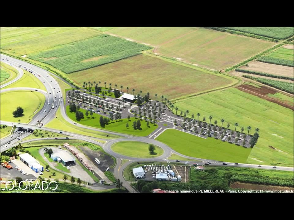 Martinique TCSP - Fort-de-France / Le Lamentin : autoroute A1 (972) et RN5 (Juillet & Août 2014)