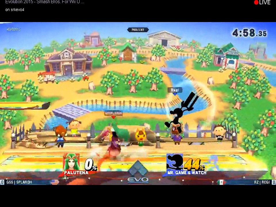EVO 2015 – Super Smash Bros WIIU REGI vs ROTT