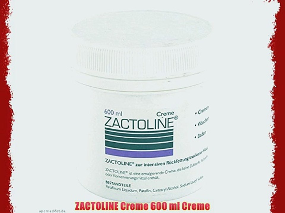 ZACTOLINE Creme 600 ml Creme