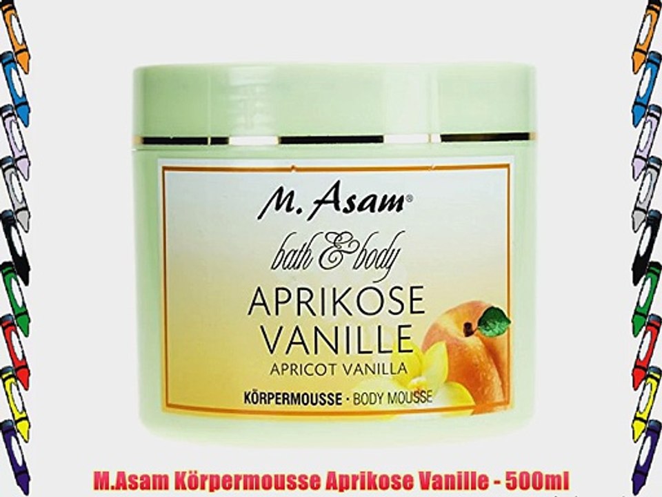 M.Asam K?rpermousse Aprikose Vanille - 500ml