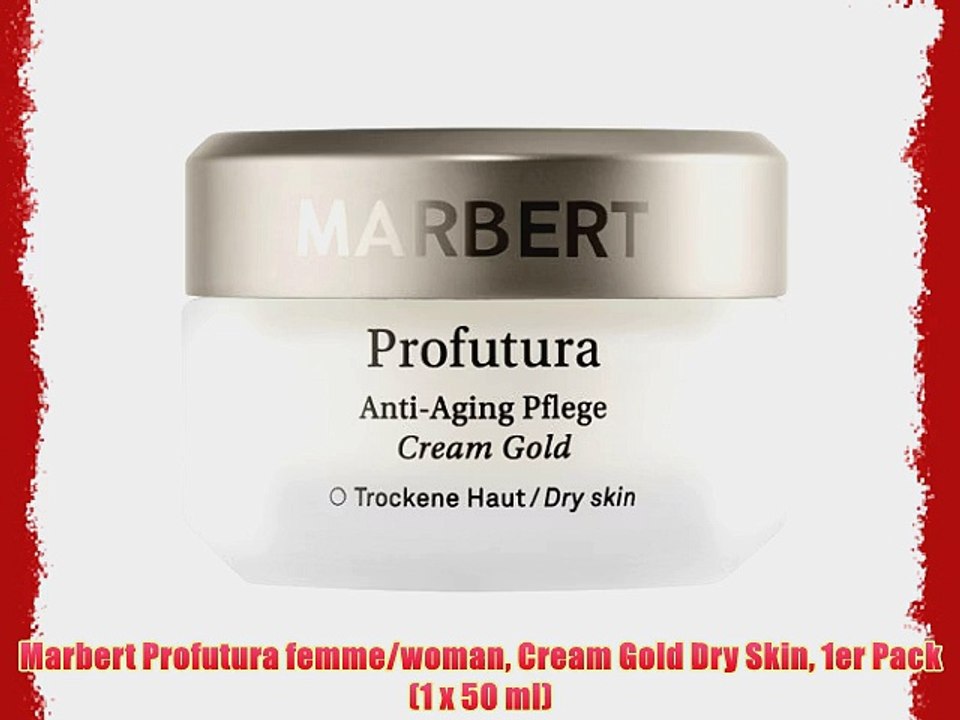 Marbert Profutura femme/woman Cream Gold Dry Skin 1er Pack (1 x 50 ml)