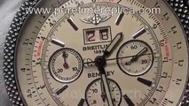 Swiss replica watches replica Breitling Bentley 6 75 2010 SS White Dial on Bracelet A7750 sku0633