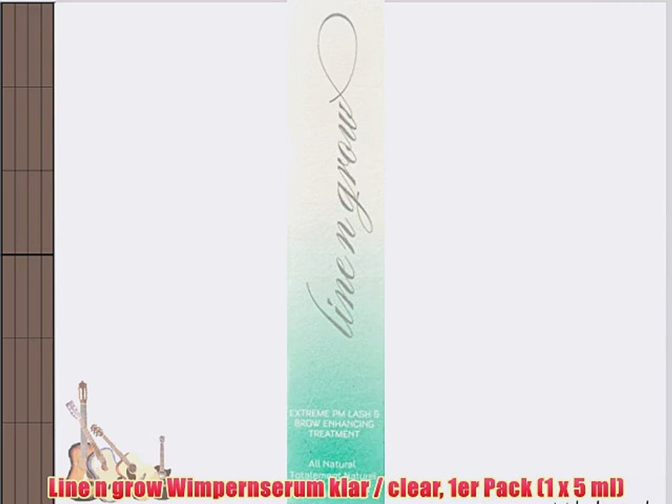 Line n grow Wimpernserum klar / clear 1er Pack (1 x 5 ml)