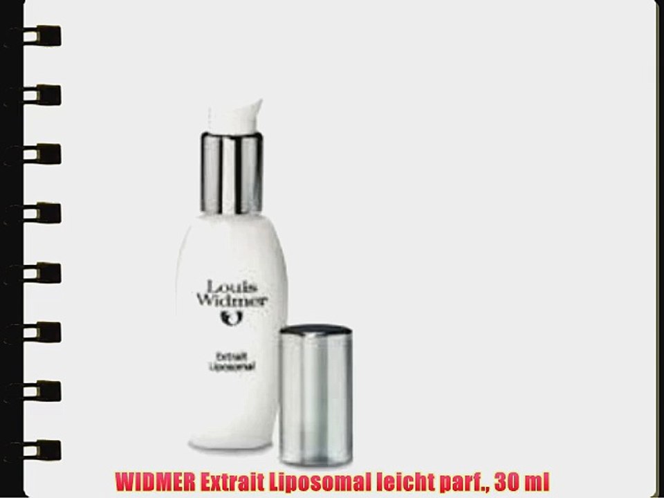 WIDMER Extrait Liposomal leicht parf. 30 ml