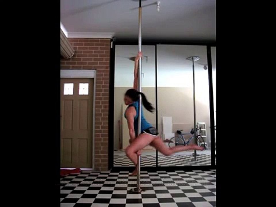 Vid #20: Pretzel spin. Intermediate pole dancing moves