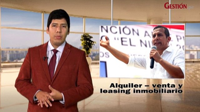Al día con Gestión: Promulgación de leasing inmobiliario y refinanciamiento de deuda tributaria