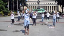 Migrants dance against 'modern-day slavery'