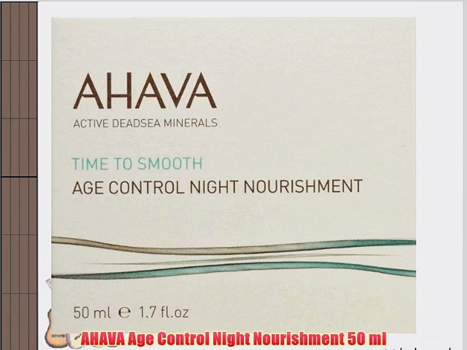 AHAVA Age Control Night Nourishment 50 ml