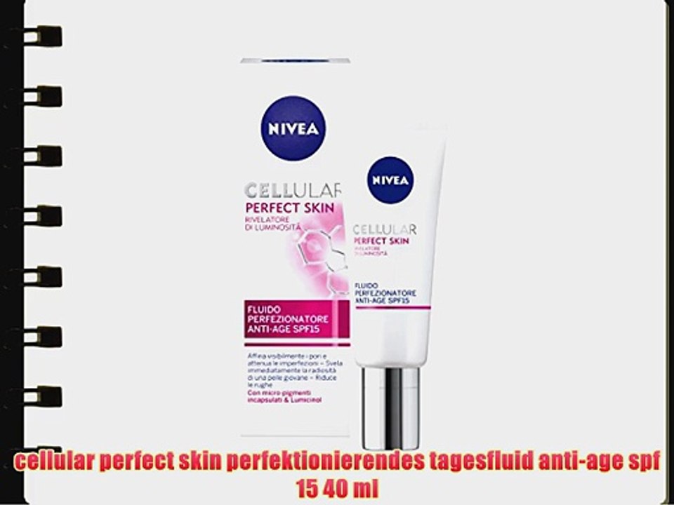 cellular perfect skin perfektionierendes tagesfluid anti-age spf 15 40 ml