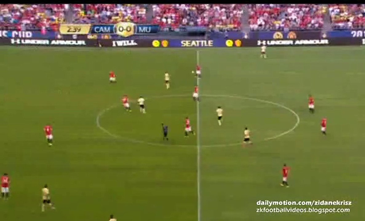 1st chance - Manchester United v. Club America - Friendly match 18.07.2015