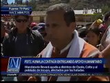 Canal N - Ayacucho: Ollanta Humala lleva ayuda humanitaria a afectados por las heladas