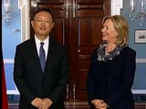 Secretary Clinton Meets With Chinese Foreign Minister Yang