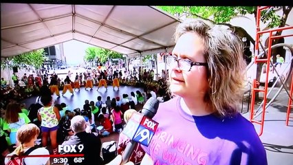 Fox 9 - Bollywood Dance Scene - Flint Hills International Children's Festival