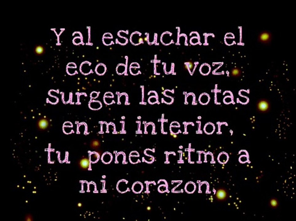 Lucia Gil- Tú eres mi canción con letra