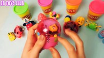 Play doh Peppa pig Kinder surprise eggs Mickey mouse My little pony Barbie toys