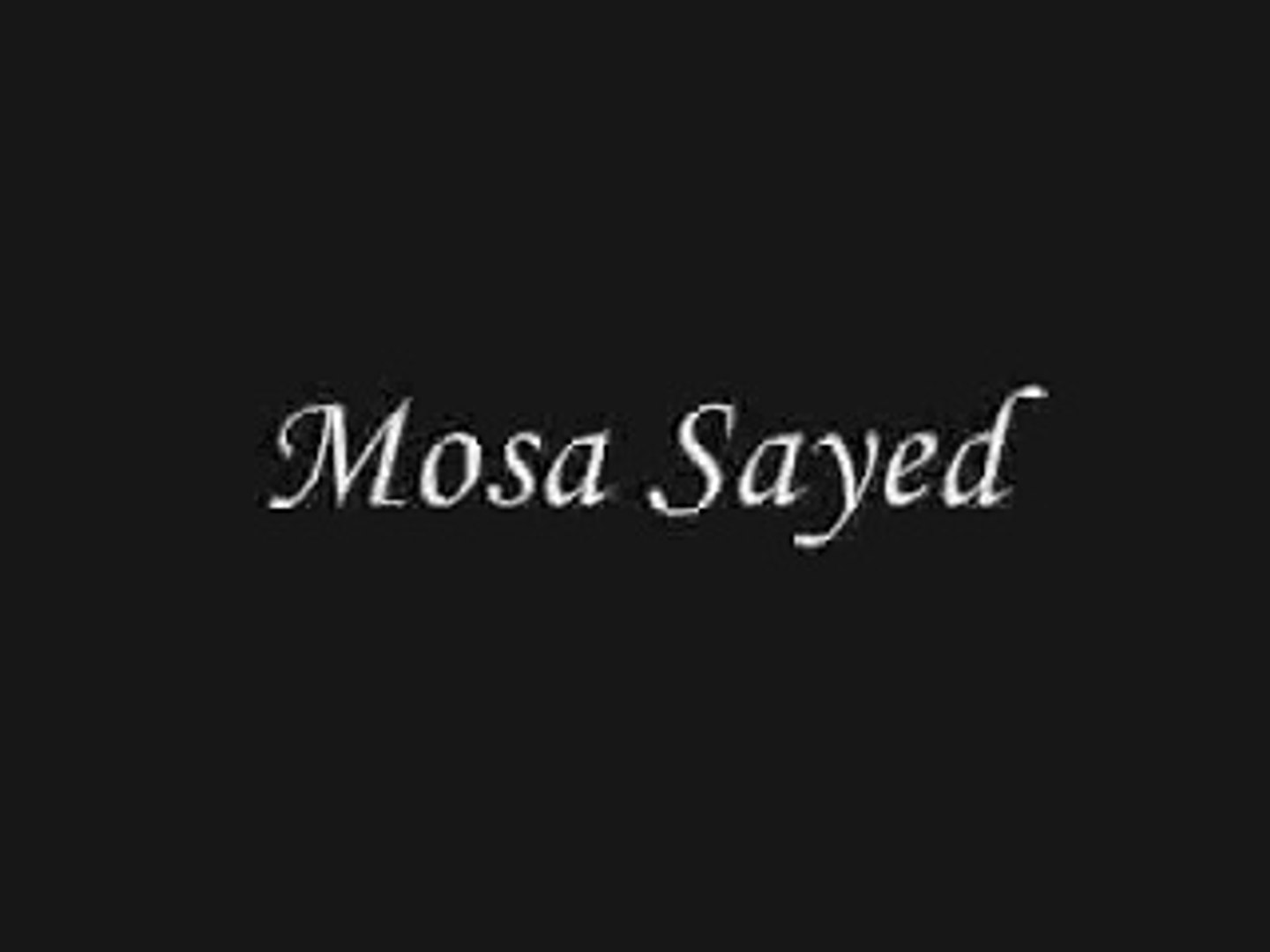 Grattis, Mosa Sayed! - video dailymotion