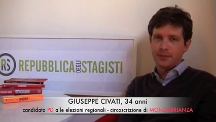 Giuseppe Civati - PD - elezioni regionali 2010 Lombardia