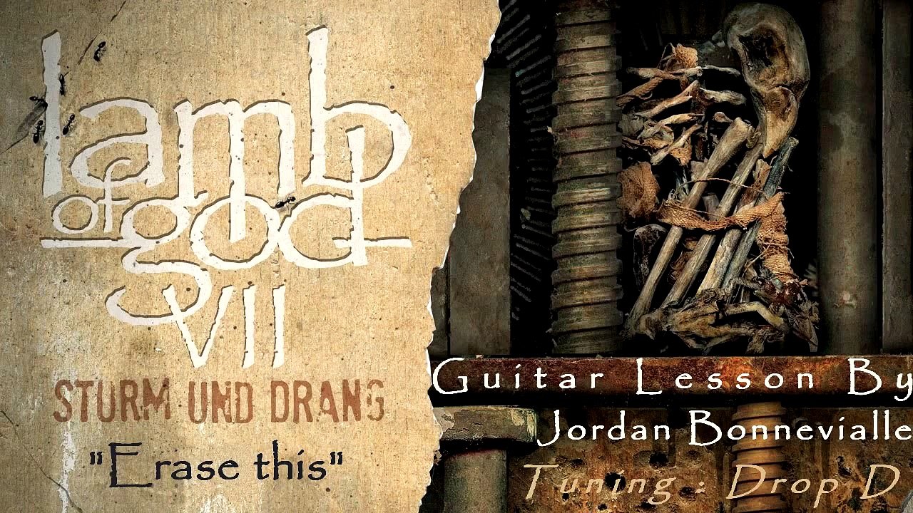 [NEW SONG] LAMB OF GOD - Erase This - Guitar Lesson With Solo & TAB
