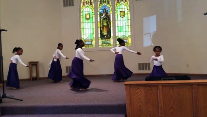 Sitting with me children's praise dance