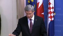 PM delivers remarks in Croatia / Le PM prononce une allocution en Croatie