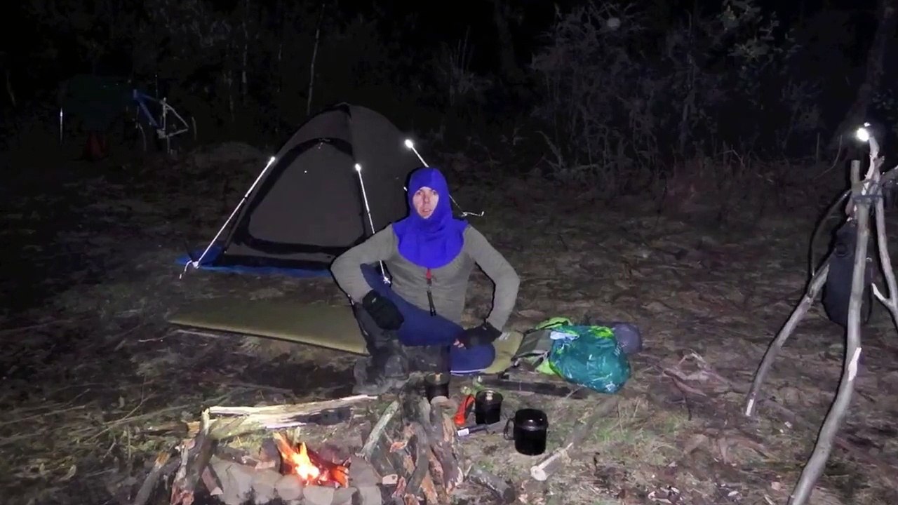 Camp cooking inside a tent vestibule video Dailymotion